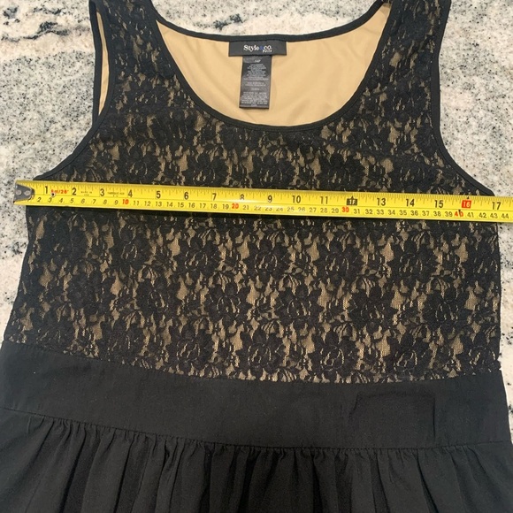 Lace dress, black, 14 style&co - Picture 4 of 12